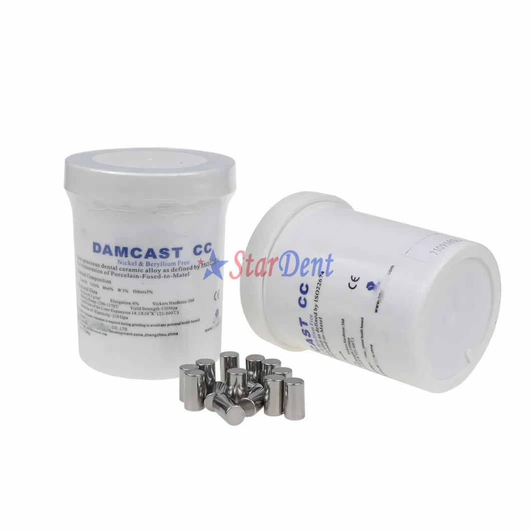 Damcast Cc Ceramic Alloy Nickel & Beryllium Free Dental Material